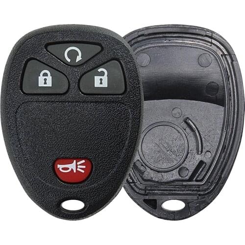 Fob Shell Case 4b RS For Buick Cadillac Chevy GMC Chevrolet Traverse 1pc Durable Black Keyless Remote Car Entry Key