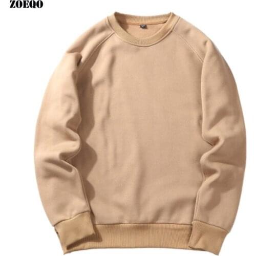 European and American Mens Tops European Size Mens Casual Sweatshirt Pullover Streetwear Long Sleeve Sweatshirts