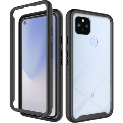 Hybrid Soft Bumper Dual-Layer Case For Google Pixel 4A 5G Cases Hard Crystal Back Cover For PIXEL 4A Full Protective Cover