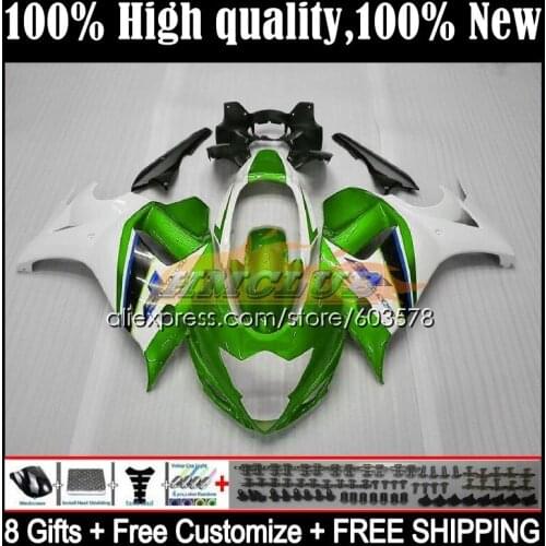GSX650F For SUZUKI KATANA GSXF 650 08 09 10 11 12 13 14 15CL.17 GSXF650 2008 2009 2010 2011 2012 2013 2014 Fairing green white
