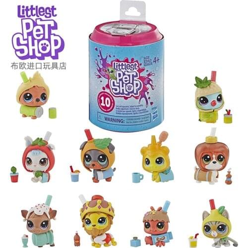 Hasbro Littlest Pet Shop LPS Blind Box Mini Q Version Pet Toys Cat Dolls Anime Action Figure Collectible Animal Model Toys Gift