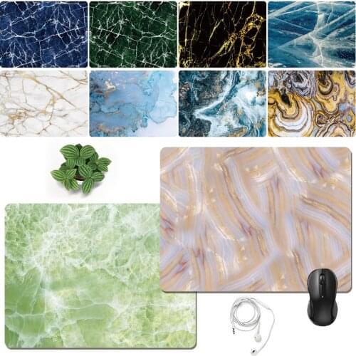 Mouse Pad Game Gamer Mouse Pad Computer Small Mouse Pad Gamer 25x21cm PU Leather Waterproof Laptop Mouse Pad