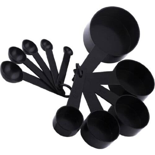 10pc Plastic Measuring Spoons Set Kitchen Cups Baking Cooking Kitchen Tools