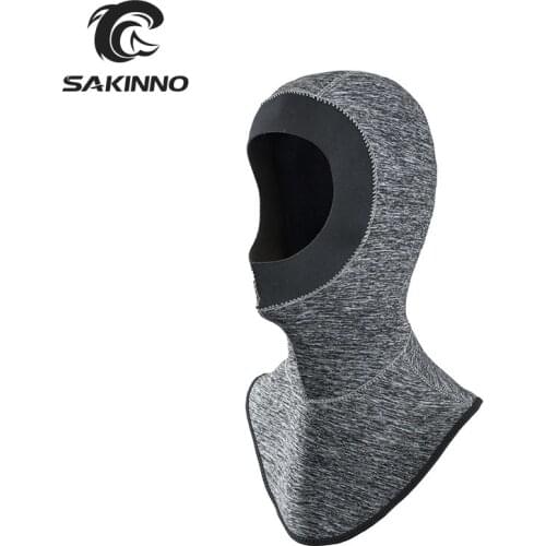 Neoprene Scuba Diving Hood 2MM Wetsuit Diving Cap for Men Women, Bib Dive Hood Warm Durable Stretchable for Snorkel Surf Sail