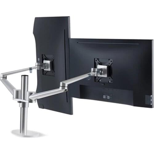 2018 new OL-2 17"-32" full motion double monitor desktop stand 360 rotate 2-8kg adjustment arm computer table holder bracket