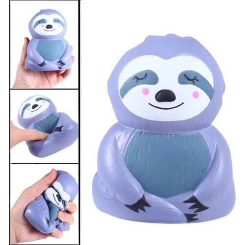 New Cute Toy CartoonAdorable Squishies Soft Sloth Slow Rising Fruit Scented Stress Relief Toys Gifts Christmas Gift For Baby