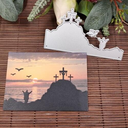 Easter Welcomes The Resurrection of Jesus Metal Cutting Dies For DIY Scrapbooking Cards Decorative Craft Embossing