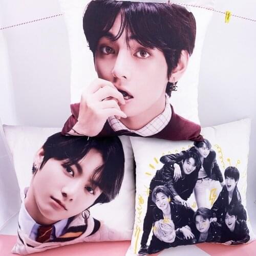 Kpop Map of The Soul 7 Plush Pillow Cushion JUNGKOOK SUGA JIN RM JHOPE V JIMIN Love Yourself PERSONA Cushion Toy Doll
