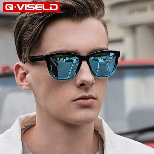 SIMPRECT 2021 Fashion Polarized Sunglasses Men Mirror Square Sunglasses Women Retro Drivers Anti-glare Sun Glasses For Men
