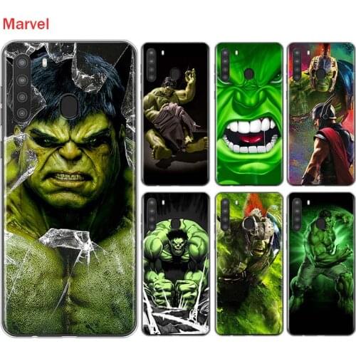 Silicone Cover Marvel Hulk Avengers For Samsung Galaxy A01 A11 A12 A22 A21S A31 A41 A42 A51 A71 A32 A52 A72 Phone Case