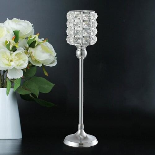 Modern Mosaic Candle Holder Stand Tea Light Crystal Candle Holders Candlestick for Home Decorations