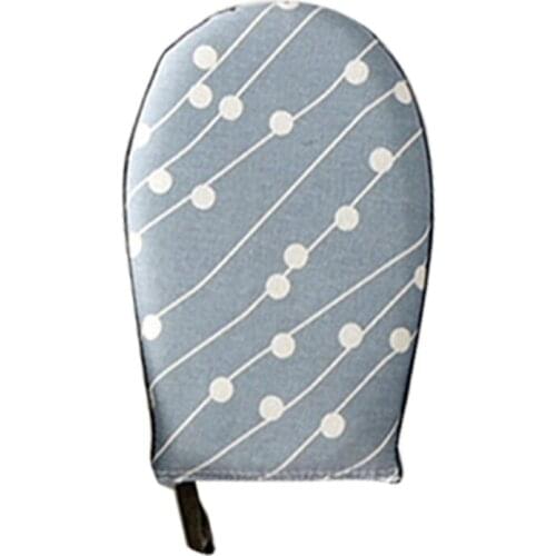 Heat Resistant Ironing Glove Protective Insulation Pad Handheld Mini Ironing Mat Board Easy to Use for Garment Steamers