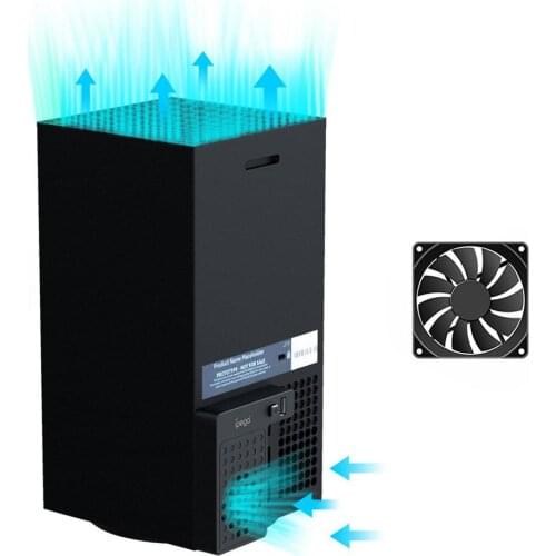 Vertical Cooling Fans for Xbox Series X Console Station Cooler External USB Port Fan for XBOX Series X Gaming Accessories