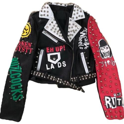 Vinieer Womens Fashion Leather Jackets