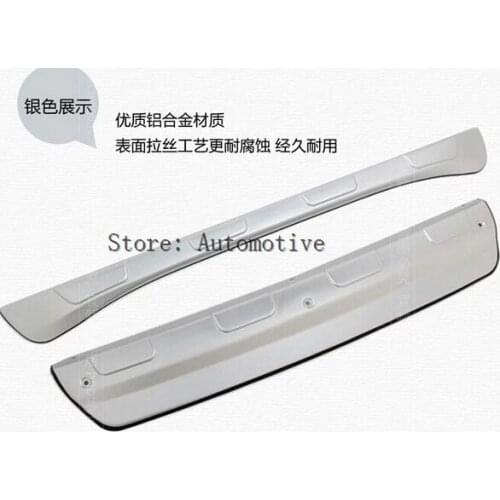 Top Quality Stainless steel Front + Rear Bumper Protector Guard Skid Plate 2PCS For Mazda CX-5 2012 2013 2014 2015