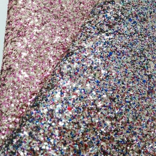 1PCS 21X29CM Chunky Glitter Leather For DIY Accessories S160A
