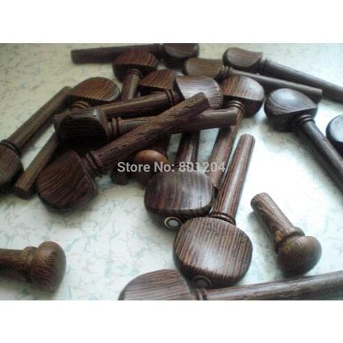 16 PCs Wenge Wood Violin pegs 4/4 Quality Violin parts