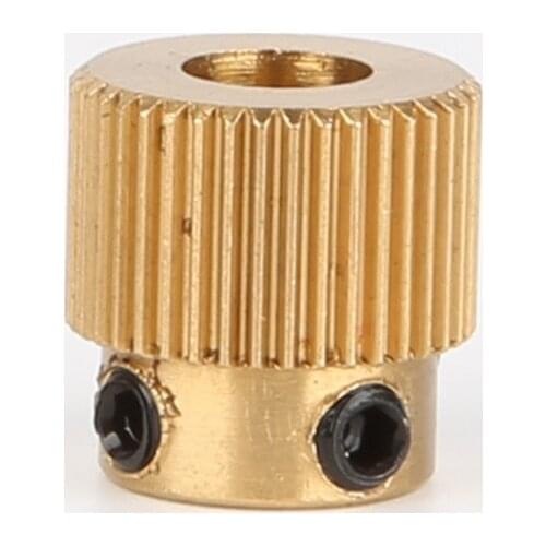 4pcs Brass Gear 26/40 Teeth Extrusion Wheel 5MM M3 Screw MK7/MK8 extruder for anet ender 3 cr-10 cr-10s 3D printer Parts