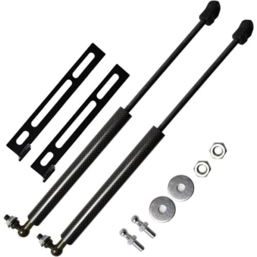 For KIA RIO (JB) 2005-2011 Front Hood Bonnet Modify Gas Struts Carbon Fiber Shock Damper Lift Supports Car-Styling Absorber