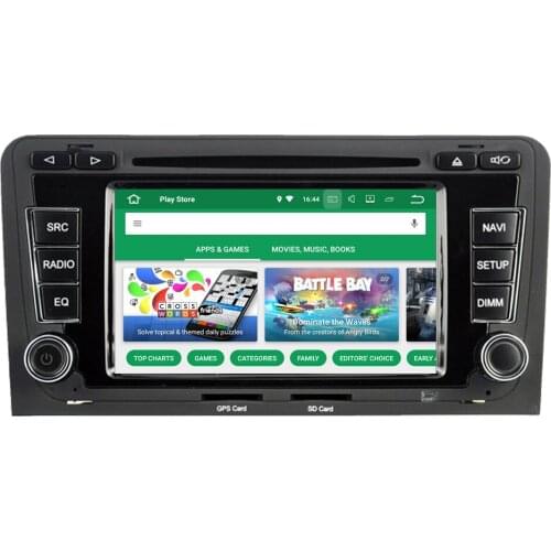 RoverOne Android 10 Octa Core Car Radio DVD GPS For Audi A3 S3 RS3 Touchscreen Multimedia Player Head Unit Bluetooth PhoneLink