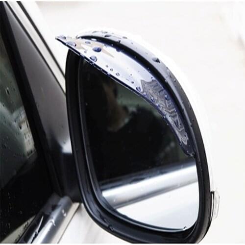 Car Rear view Mirror rain eyebrow for VW Polo Golf 7 Tiguan for Skoda Octavia Karoq for SEAT Ateca Leon Ibiza