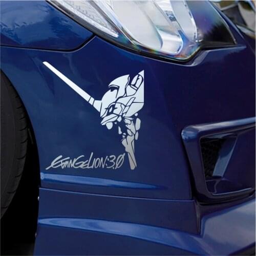 Electric Automobile Engine Door Window Decorate Stickers Car Styling Computer Cases Decal for EVA NERV Fight Robot New Century