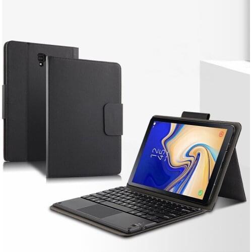 Business PU Leather Bluetooth keyboard Case For Samsung Galaxy Tab S4 SM-T830 SM-T835 10.5" Tablet Protective Cover Coque+pen