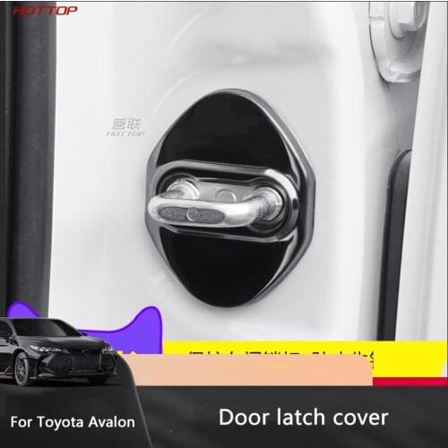 For Toyota Avalon 2019 2020 Door Lock Cover Stainless Steel Rust Protection Cover Decoration Modification
