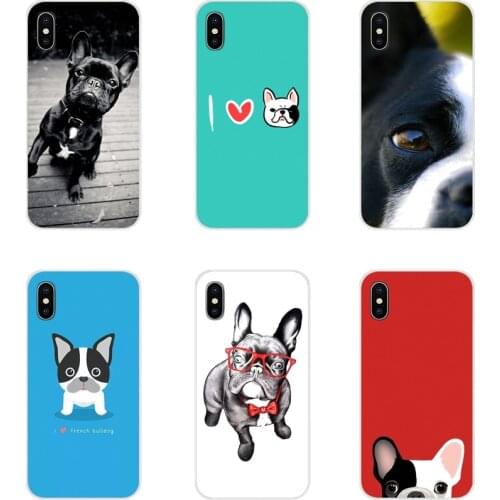 For Xiaomi Mi6 A1 5X 6X Redmi Note 5 5A 4X 4A 4 3 Plus Pro pocophone F1 Accessories Phone Shell Covers french bulldog