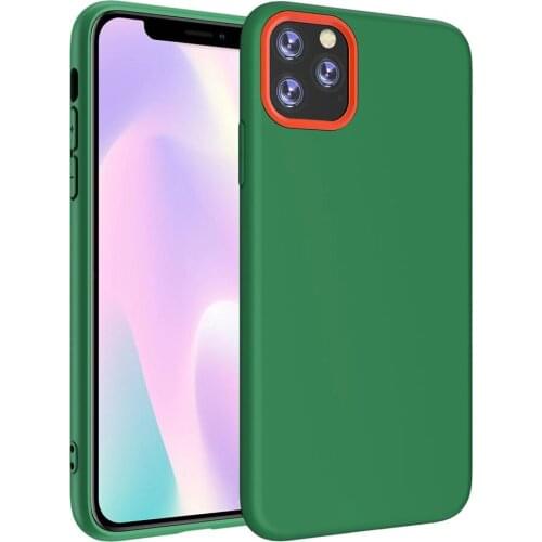 Wholesale double color fancy silicone rubber phone case back cover protector for iphone 11 pro max X Xs Xr Xs max 2019