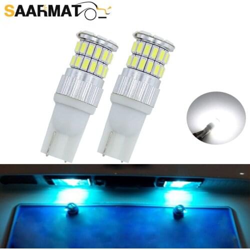 License Plate Parking Clearance LED Signal Light T10 W5W 194 168 Interior Wedge Side Lamps For Mitsubishi asx lancer 10 outlande