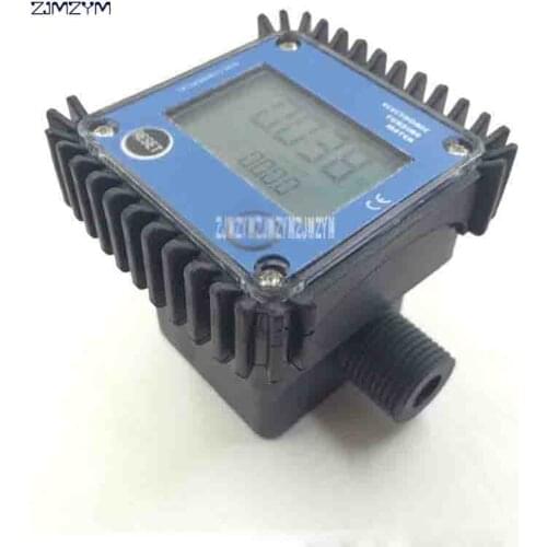 K24 Digital Turbine Flowmeter Electronic Flow Meter Chemical Water 1 Inch To 4 Points 20BAR 103mm 2.3-3.3V 10-120L/min Hot Sale