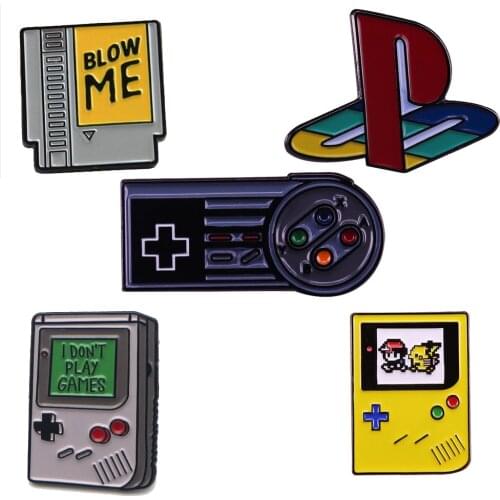 LT334 Retro Game Nostalgia Creativity Collection Enamel Lapel Pin Badge Pins Clothes Backpack Jewelry Accessories Gifts Friends