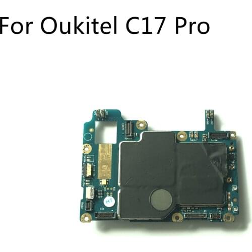 OUKITEL C17 Pro Used Mainboard 4G RAM+64G ROM Motherboard For OUKITEL C17 Pro MTK6763 Octa Core 6.35" 1560x720 Smartphone