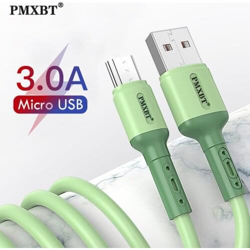 Micro USB Cable 3A Fast Charging Data Cord For Samsung S7 S6 J6 Xiaomi Redmi 4 5 Android Phone Microusb Charger Cable 1M/1.5M/2M