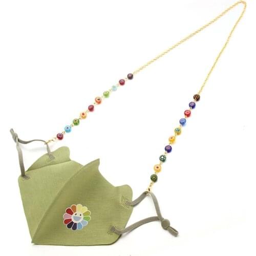 Fashion Mask Mascarilla Mascarar Retainer Chain Flower Metal Long Glasses Chains Sunglasses Strap Cord Eyewear Lanyard Necklace
