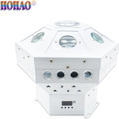 2020 News KTV Bar Stage Effect Lamps 15w Led and RG Laser High Brightness Music DMX512 Auto Dj Culb Lighting