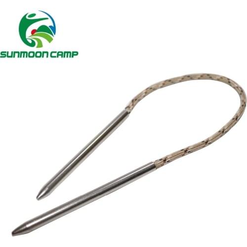10Pcs/lot 3inch Jumbo Stainless Steel 550 Parachute Cord Paracord Bracelet Lacing Weaving Stiching Needle Fid BUSHCRAFT
