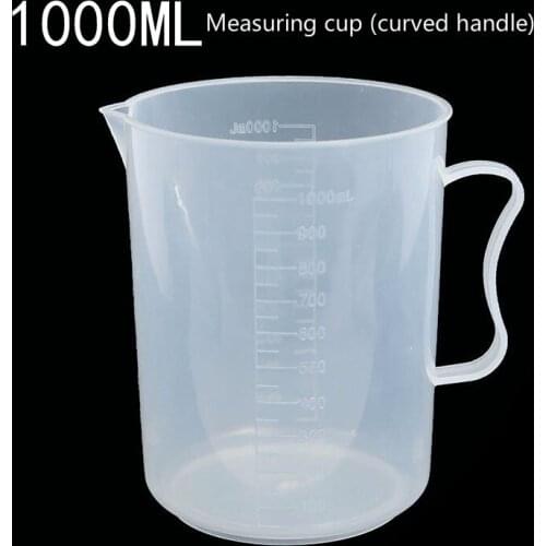 Food grade plastic measuring cup beaker kitchen baking tool large capacity multi-purpose thickening measuring cup