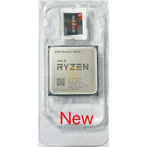 AMD Ryzen 5 3500X R5 3500X 3.6 GHz Six-Core Six-Thread CPU Processor 7NM 65W L3=32M 100-000000158 Socket AM4 New but without fan