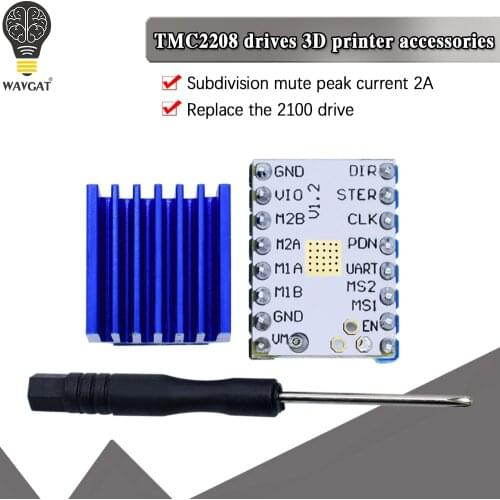 TMC2208 Stepper Motor StepStick Mute Driver Silent Excellent Protection For 3d Printer Sky V1.3 Compatible with A4988 DRV8825