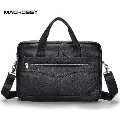 Casual Leather Mens Bag Genuine Leather Messenger Bag Men Shoulder Bags Male Laptop Briefcase Bag Capacity Men Handbag for male