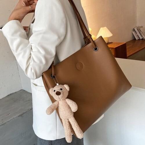 Women handbag large capacity shoulder bags high quality PU leather shoulder bags ladies retro chic bags sac a main femme