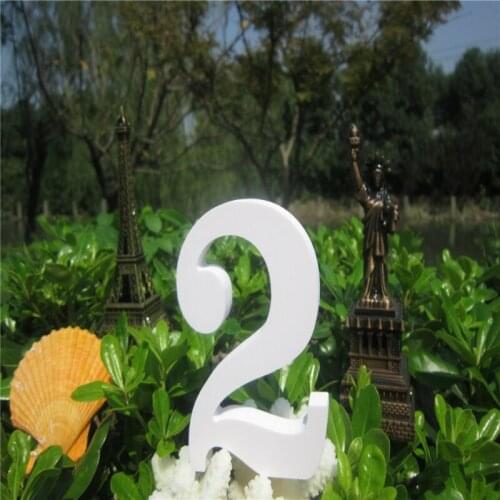 Home decoration Wedding 0 _9 A-Z white alphanumeric family decorated birthday and wedding gifts crafts