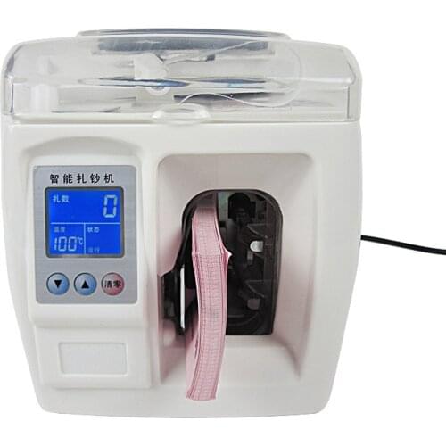 XD-308 LCD Display Paper Currency Banknote Binder Bundling Machine Currency Binding Machine Banding machine Banknotes
