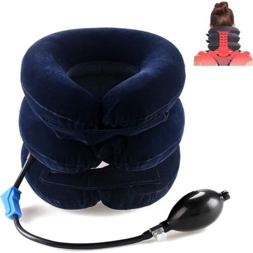 Nerve Neck Stretcher Cervical Traction Device Home Pain Treatment Inflatable Spinal Decompression Muscle Strain Injury Relief