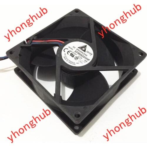 Detla Electronics EFB0924VHF DC 24V 0.27A 92x92x32mm Server Cooling Fan