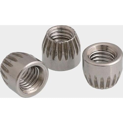 M6 M8 M10 M12 304 Stainless Steel Conical Nut Expansion Tail Cap Knurl Implosion Screw