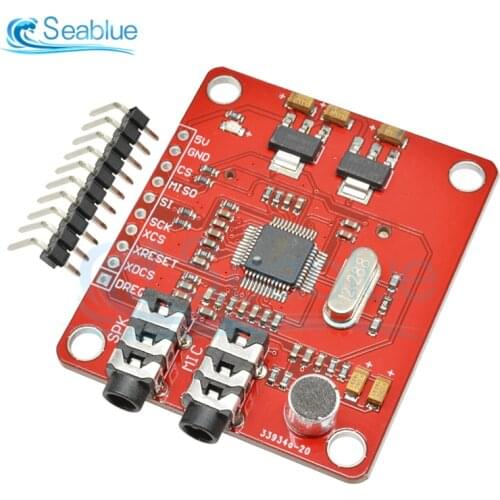 VS1053 VS1053B MP3 Module With SD Card Slot VS1053B Ogg Real-Time Recording 12.288 Mhz Crystal 16-Bit PCM For Arduino Uno