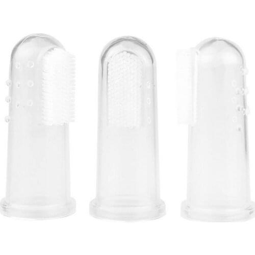 1/5PC Super Soft Pet Finger Toothbrush Plush Dog Bad Breath Care Tartar beyond bad breath dog care cat cleaning supplies